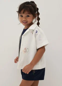 Billie Unisex Embroidered Shirt in Humble Abode
