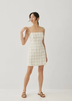 Bitsy Gingham Camisole Mini Dress