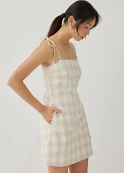 Bitsy Gingham Camisole Mini Dress