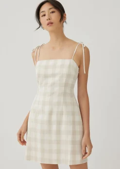 Bitsy Gingham Camisole Mini Dress