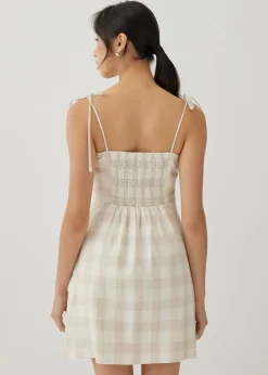 Bitsy Gingham Camisole Mini Dress