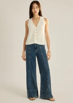 Boucle Knit Vest Top