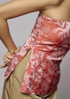 BraFree by LB Brocade Fitted Tube Top