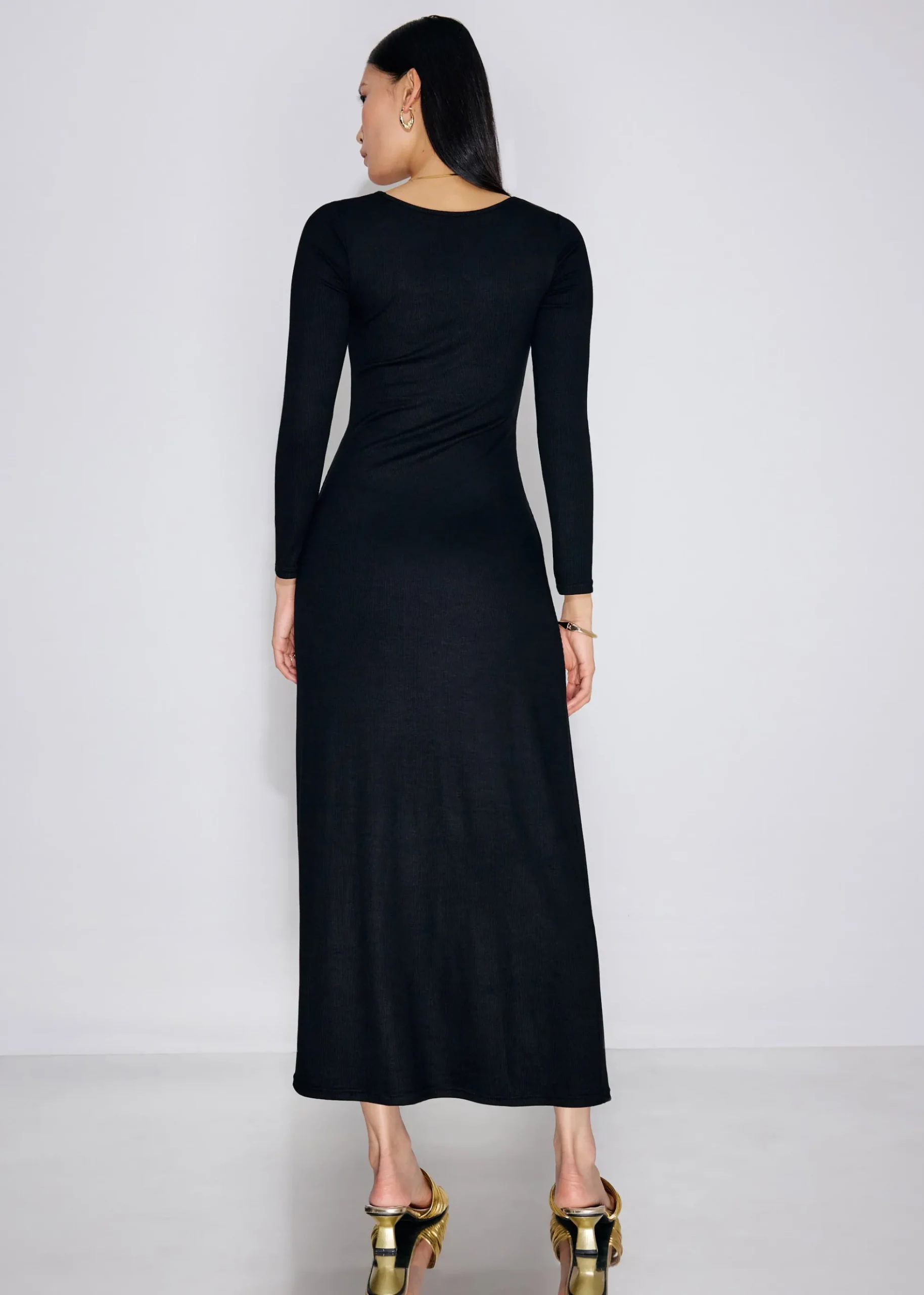 BraFree by LB Jersey Square Neck Shaper Midaxi Dress