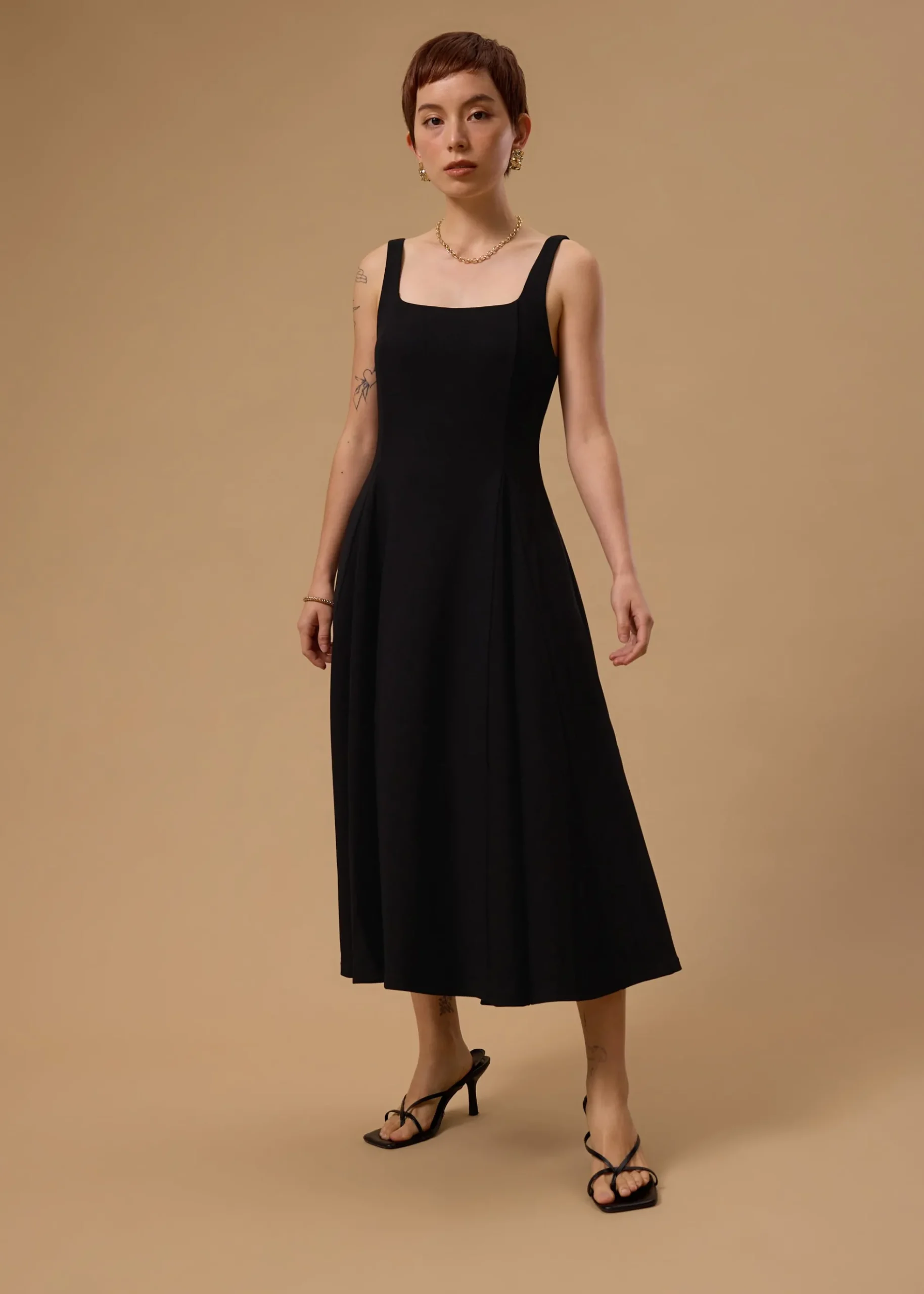 BraFree by LB Reina Ballerina Midi Dress
