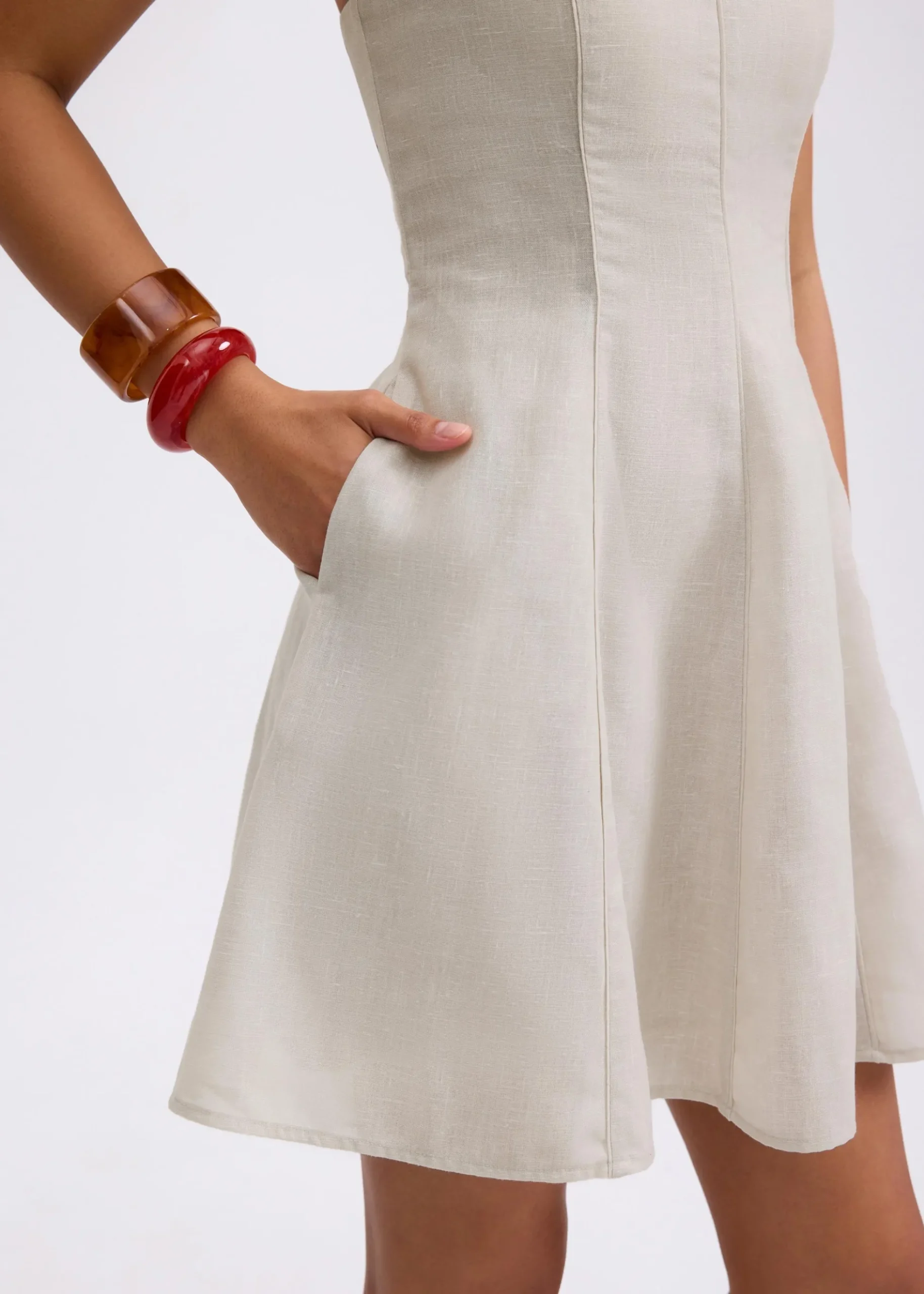 BraFree by LB Tube Fit & Flare Mini Dress in Garden City Blooms