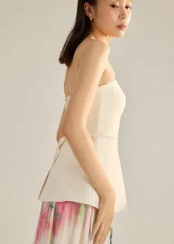 BraFree by LB Tube Top With Ribbon Tie