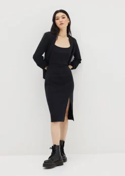 Brienna Bodycon Slit Dress