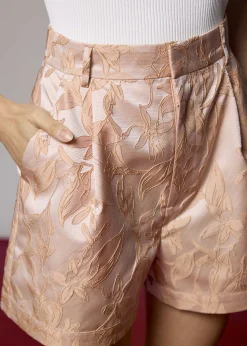 Brocade A-line Shorts