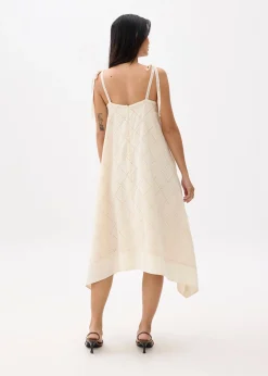 Broderie Trapeze Maxi Dress
