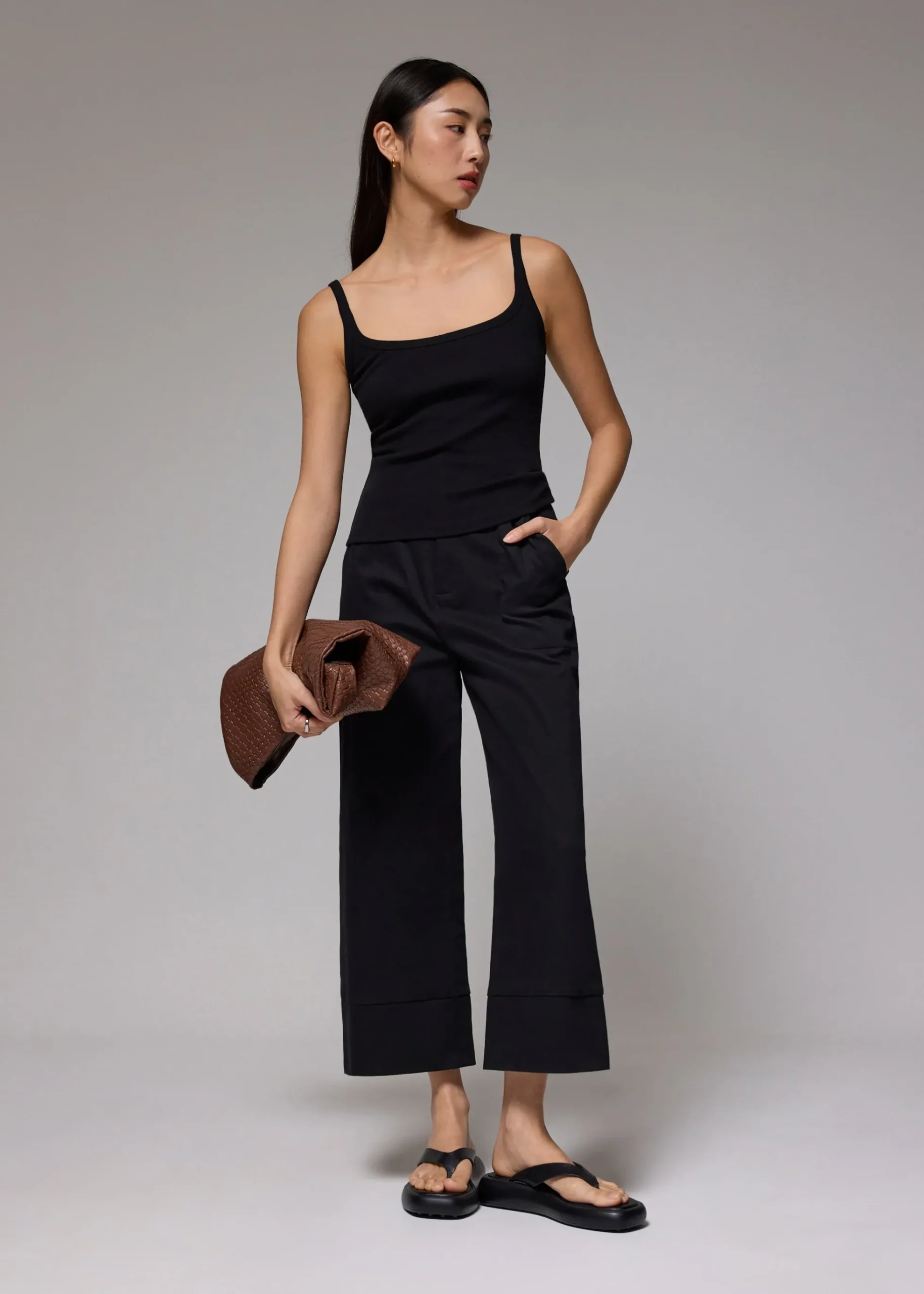 Brooklyn Cotton Wide Leg Culottes