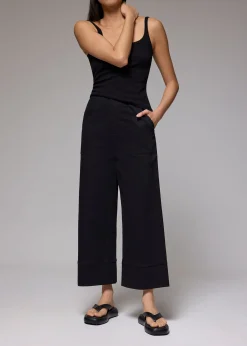 Brooklyn Cotton Wide Leg Culottes