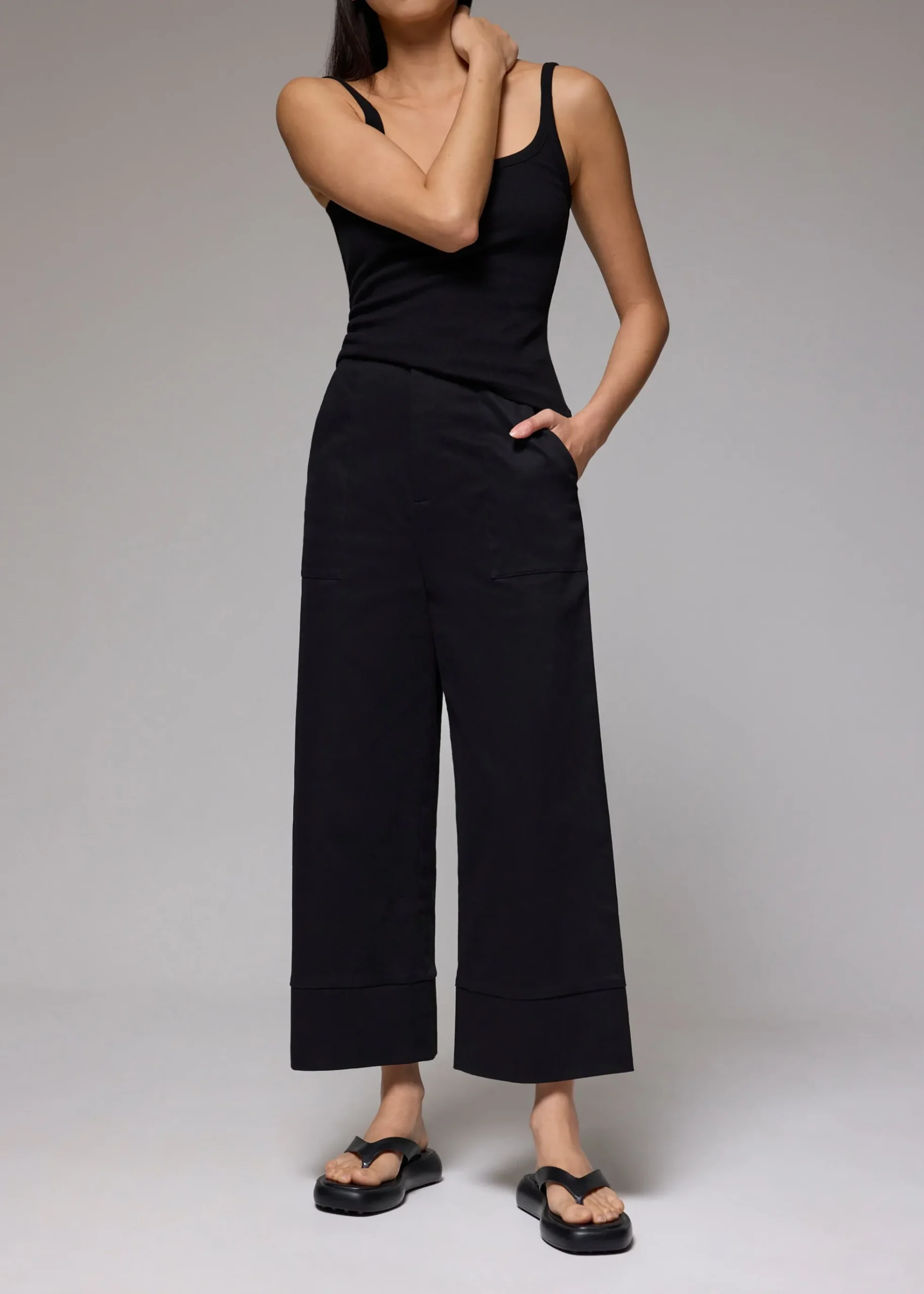 Brooklyn Cotton Wide Leg Culottes