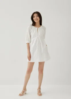 Brylee Broderie Babydoll Dress