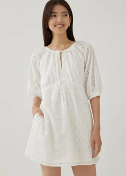 Brylee Broderie Babydoll Dress