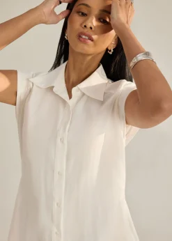 Button Down Mini Dress