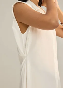 Button Down Mini Dress