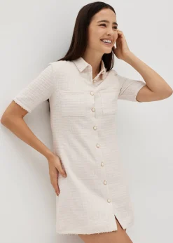 Caelynn Tweed Shift Dress