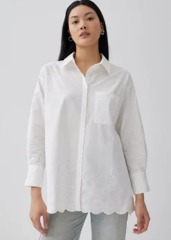 Calypso Broderie Button Down Shirt
