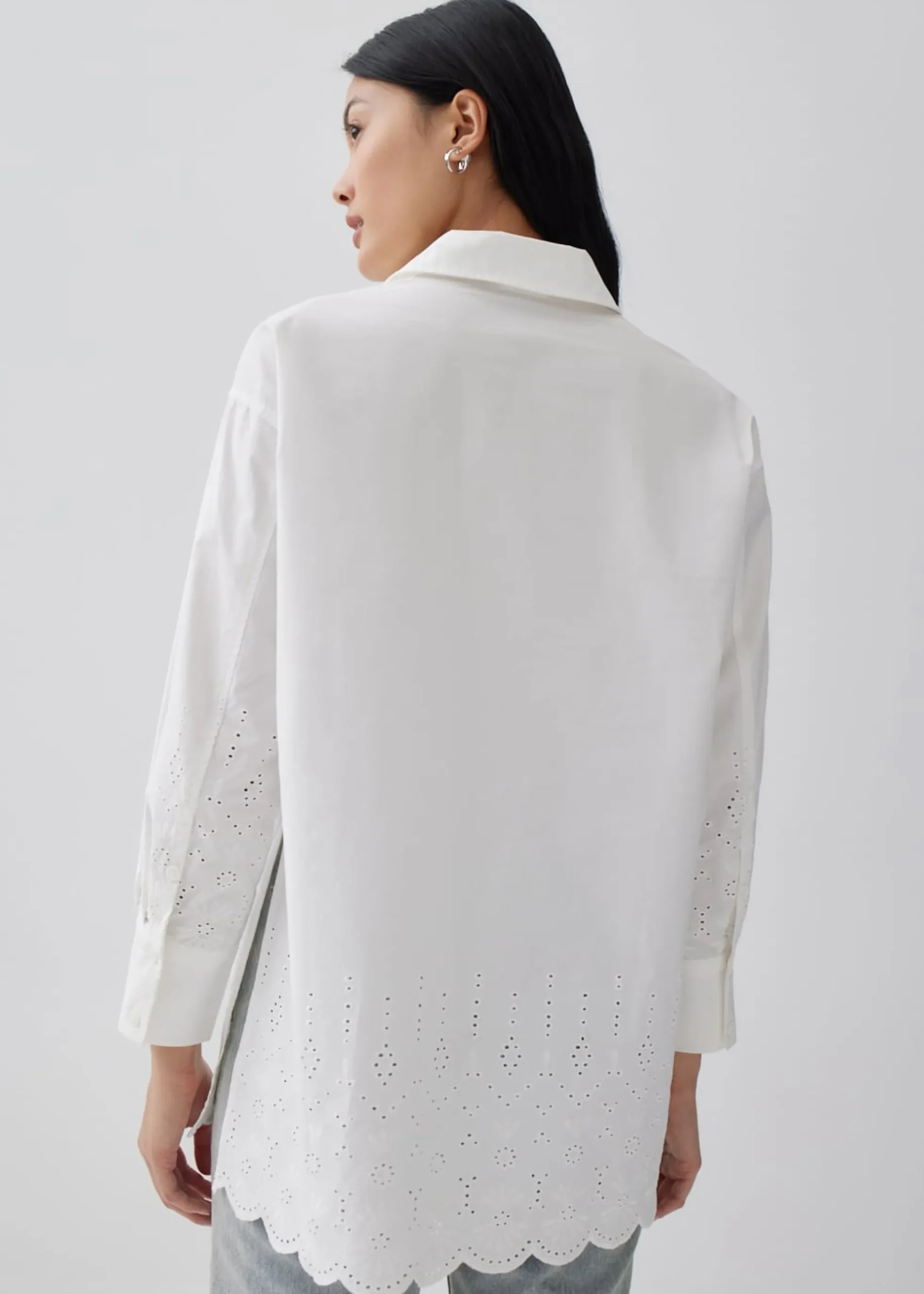 Calypso Broderie Button Down Shirt