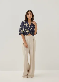Cataleya Twist Front Top