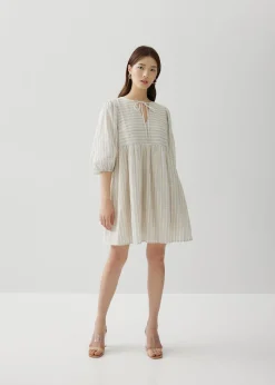 Catriona Striped Panel Dress