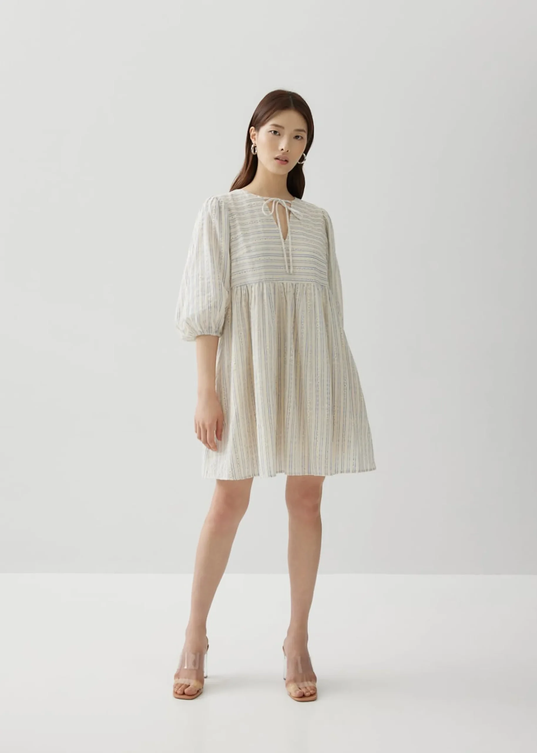 Catriona Striped Panel Dress