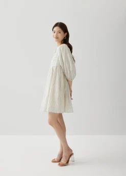 Catriona Striped Panel Dress