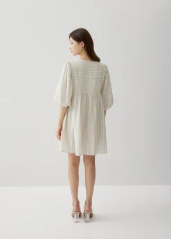 Catriona Striped Panel Dress
