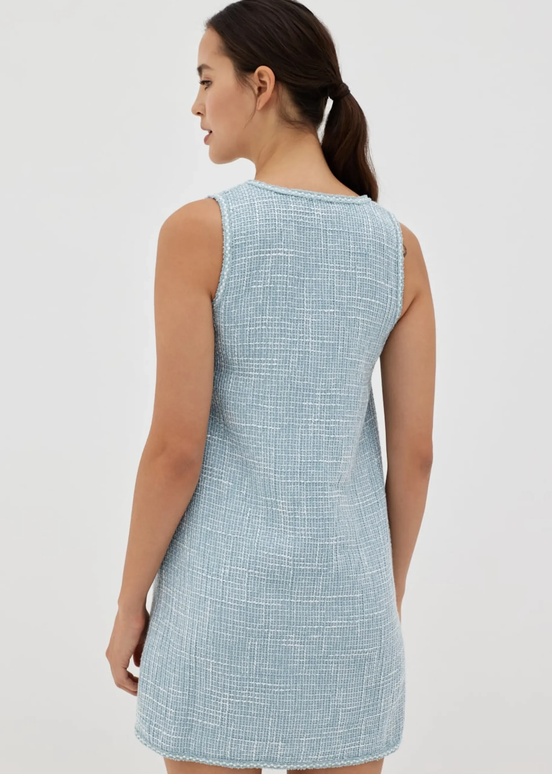 Cayley Tweed Shift Dress