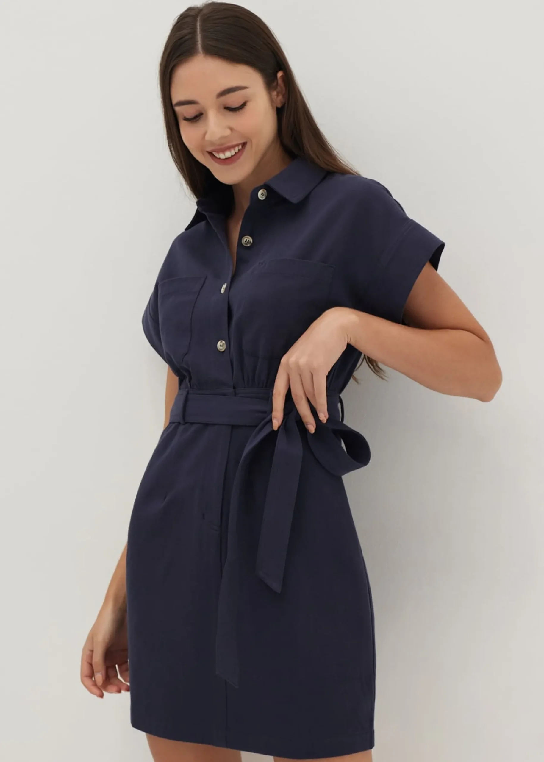 Cecily Tailored Shirt Dress