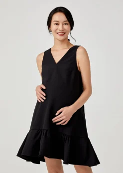 Celeste Maternity Nursing Dropwaist Dress