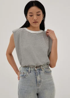 Celeste Padded Striped T-Shirt