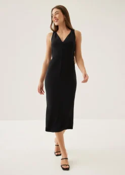 Cera Classic Column Midi Dress