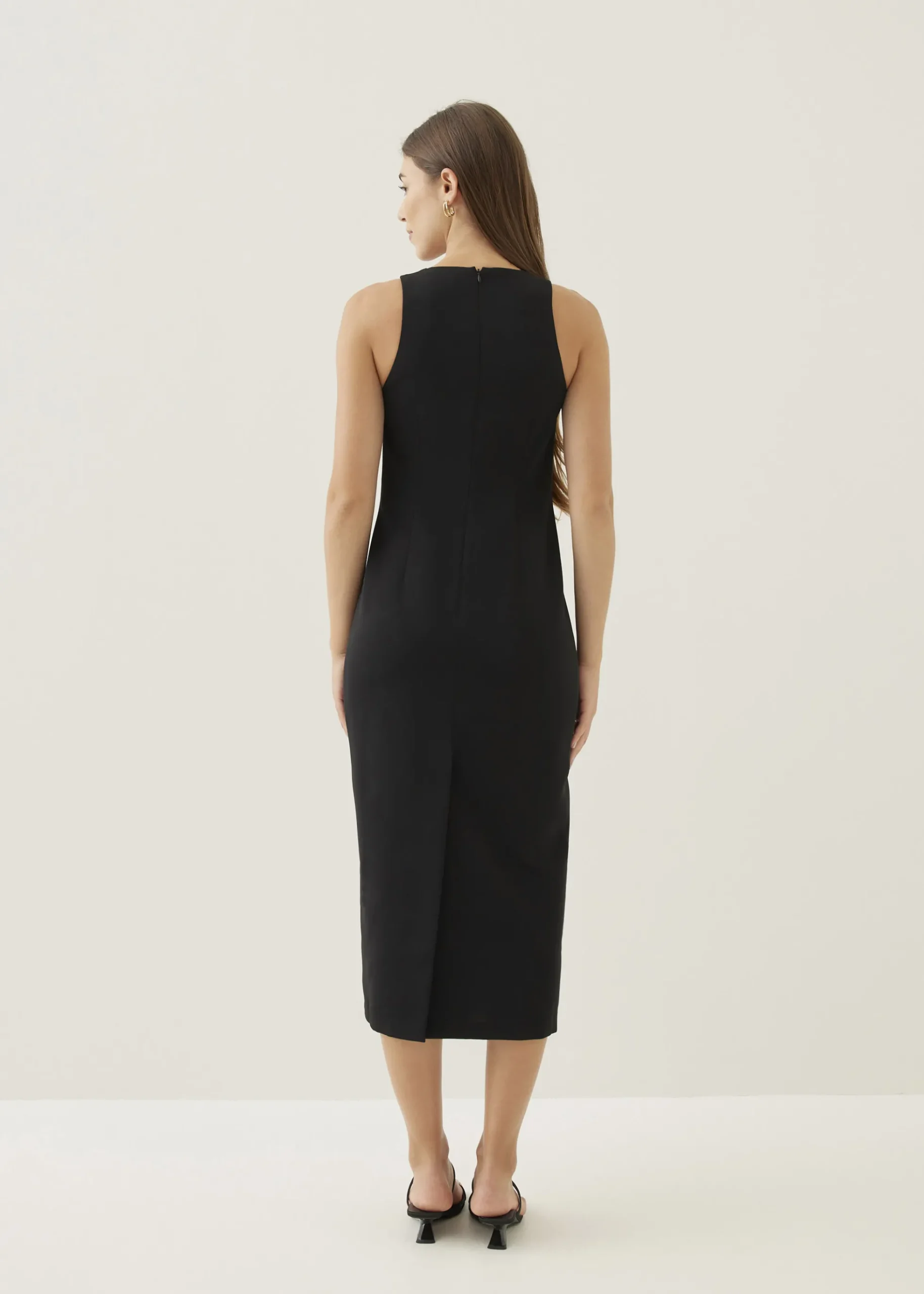 Cera Classic Column Midi Dress