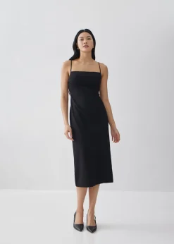 Chalina Padded Bustier Column Midi Dress