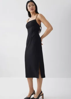 Chalina Padded Bustier Column Midi Dress