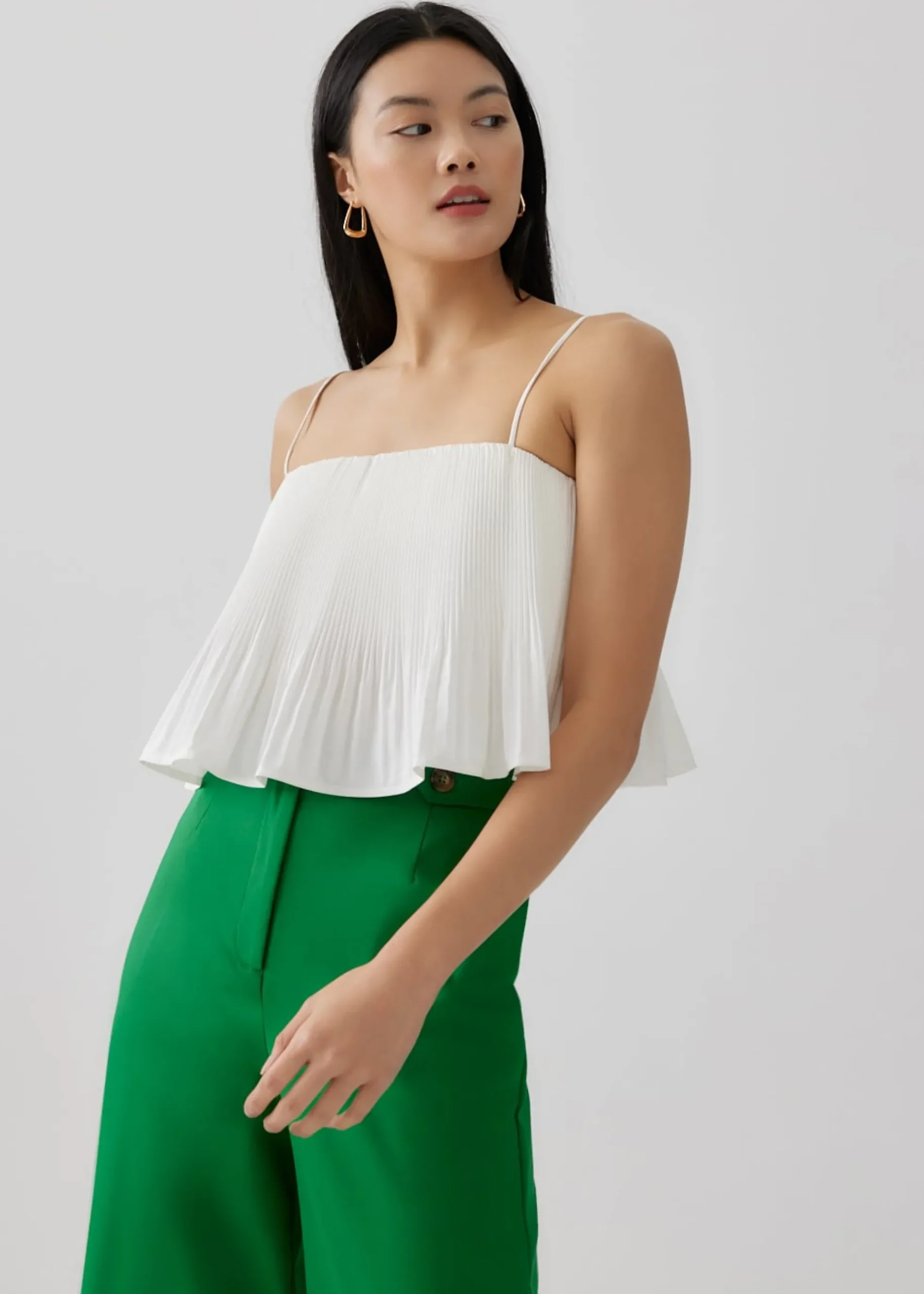 Chantria Pleat Flare Camisole