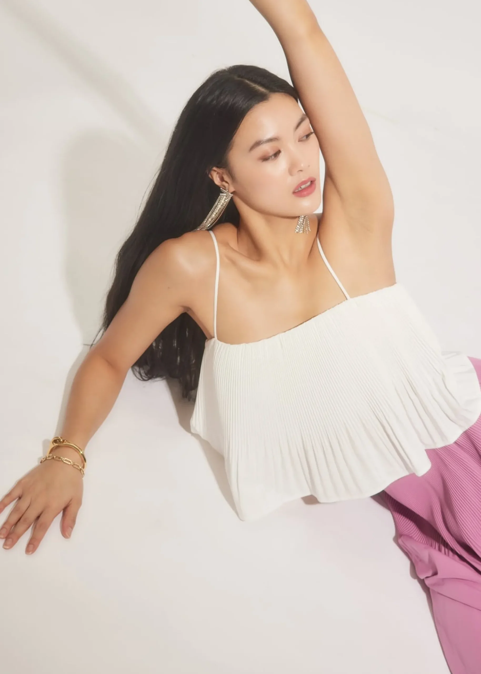 Chantria Pleat Flare Camisole