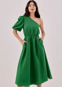 Chelle Toga Puff Sleeve Dress