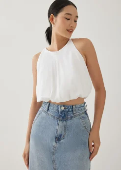 Chesca Cotton Crop Tank Top
