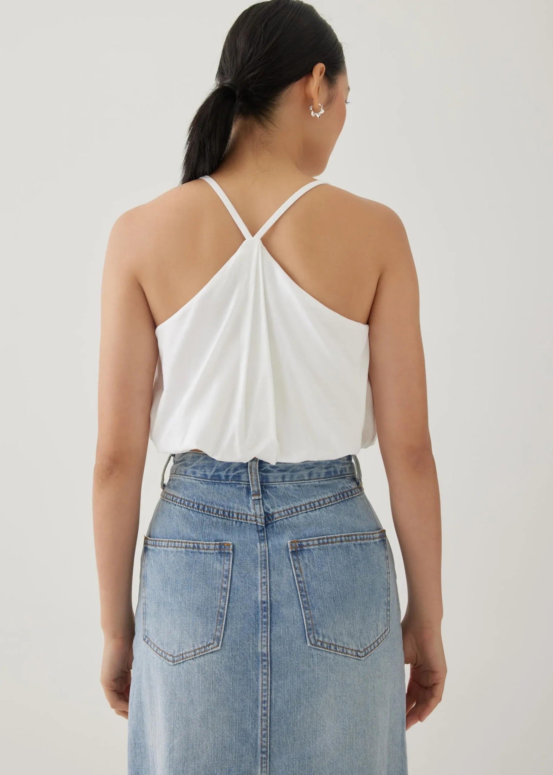 Chesca Cotton Crop Tank Top
