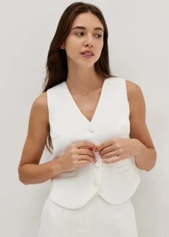 Claira Fitted V-neck Vest