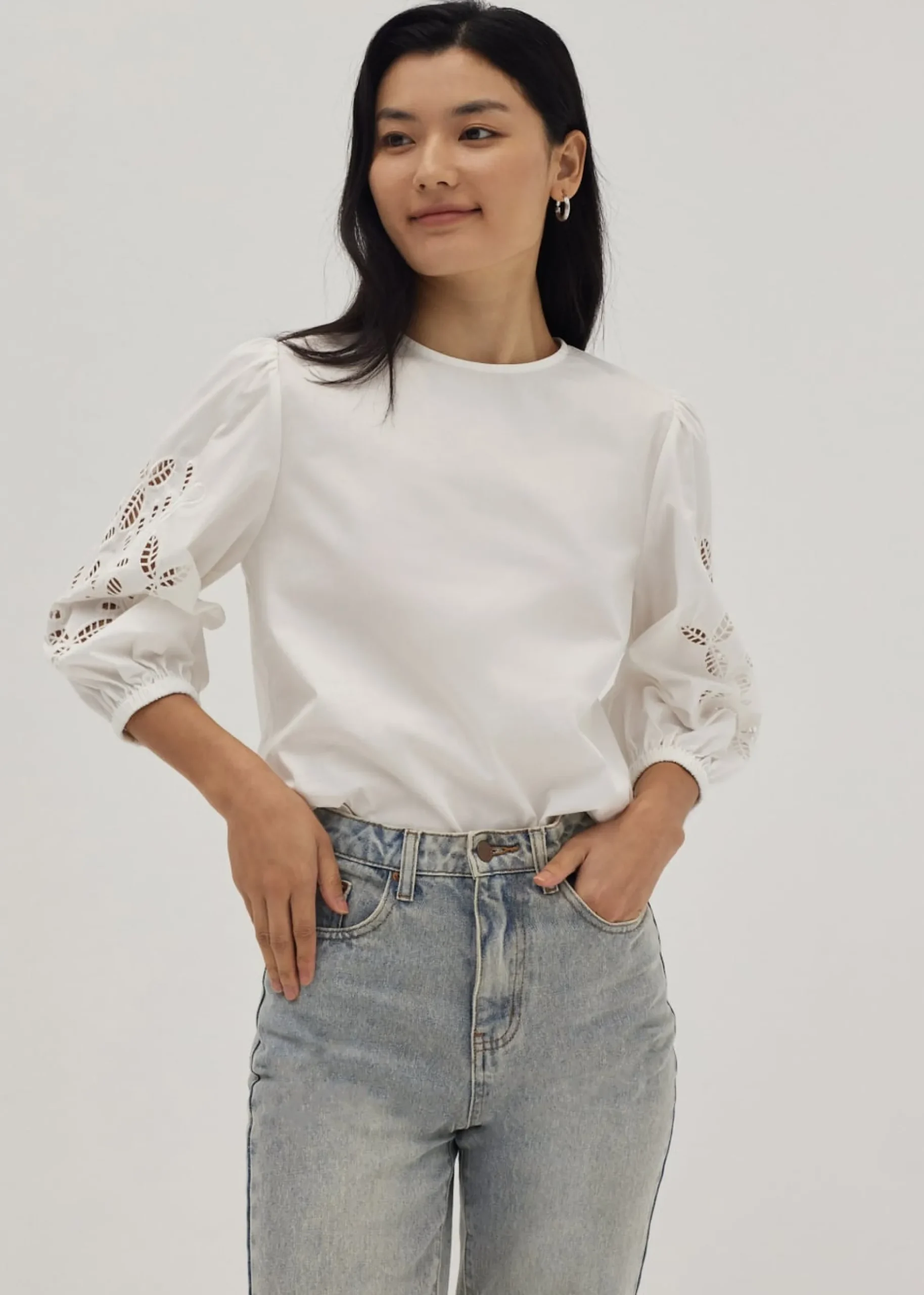Clarisse Broderie Anglaise Blouse