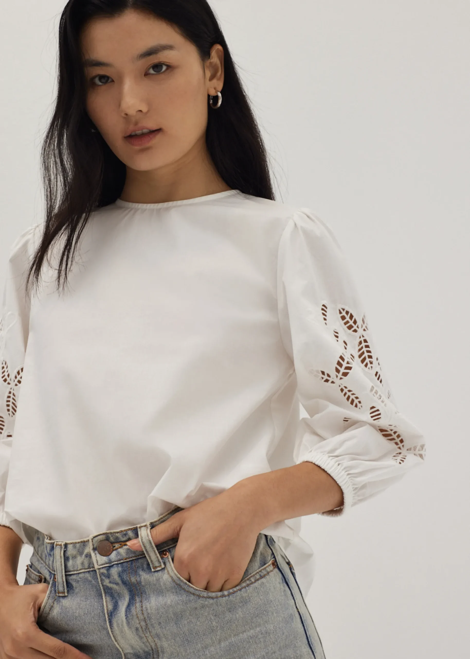 Clarisse Broderie Anglaise Blouse