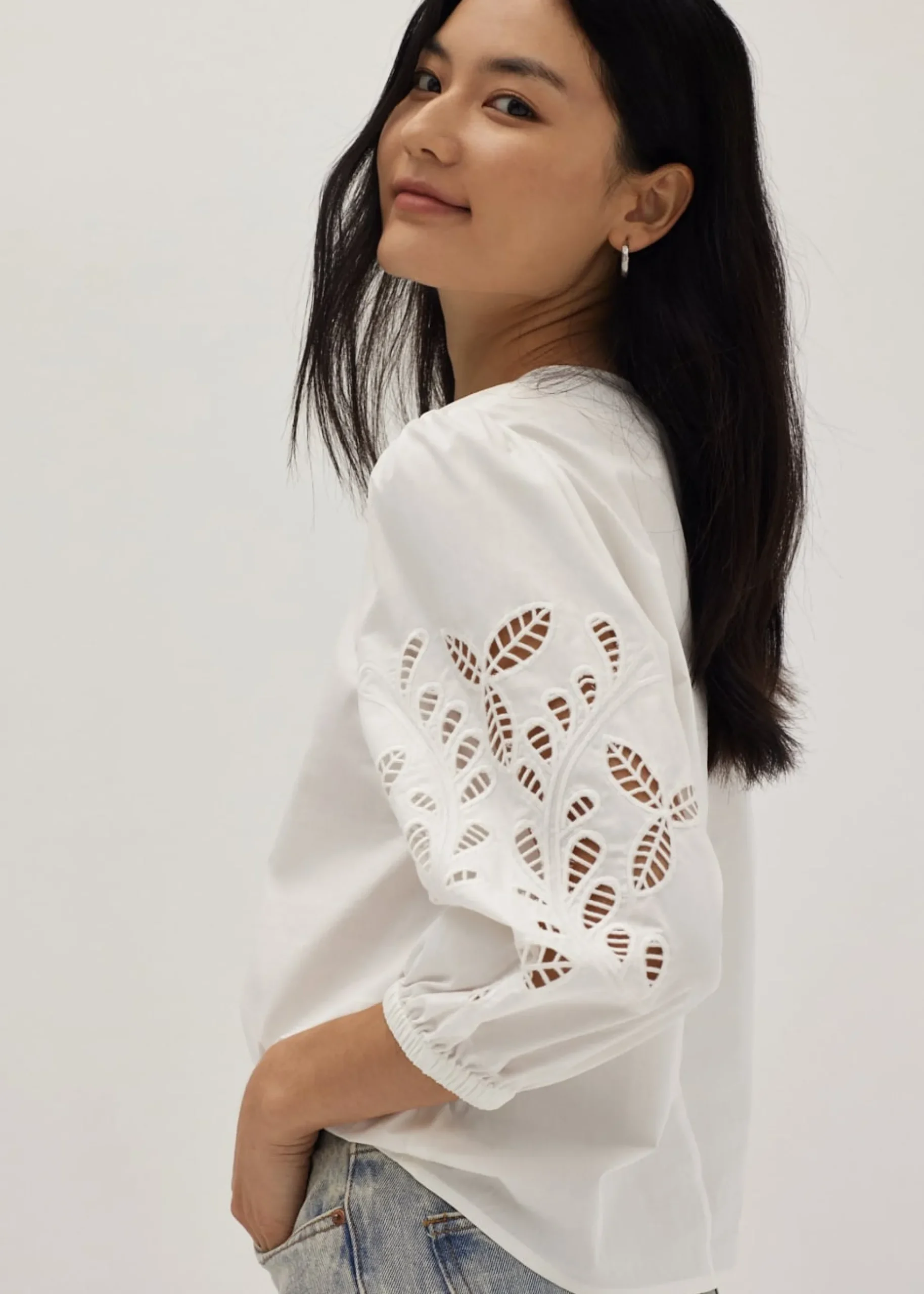 Clarisse Broderie Anglaise Blouse
