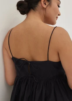 Cleonice Babydoll Tie Back Mini Dress