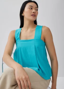 Corinn Inverted Box Pleat Camisole
