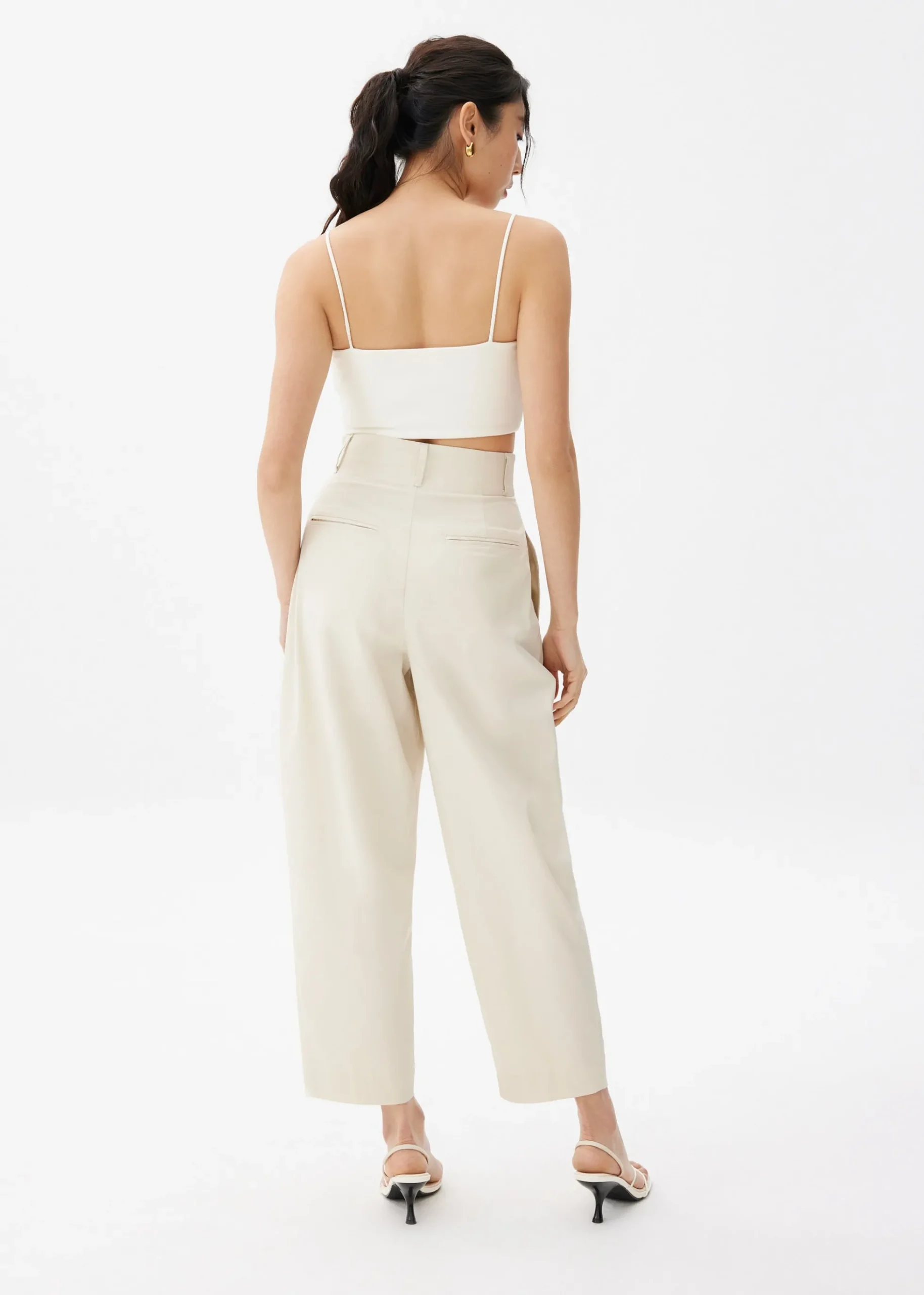 Cotton Barrel Pants