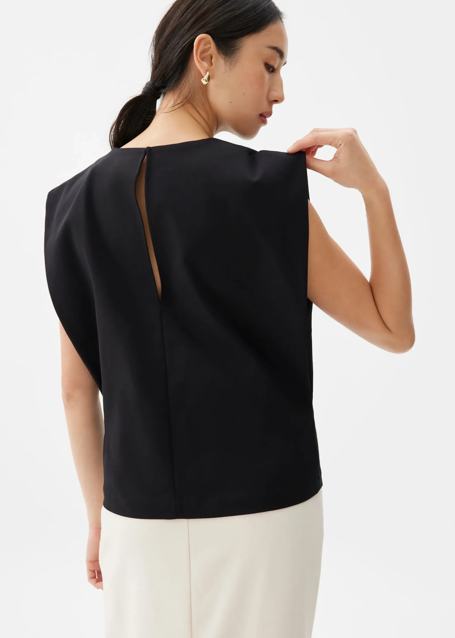 Cotton Boxy Shell Top